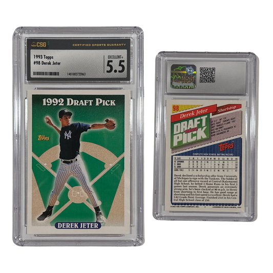 1993 Derek Jeter Topps Draft Pick #98 CSG 5.5 EXCELLENT+