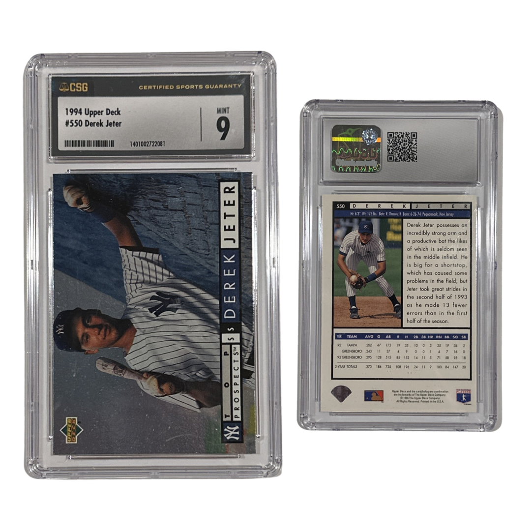 1994 Derek Jeter Upper Deck Prospect #550 CSG 9 MINT