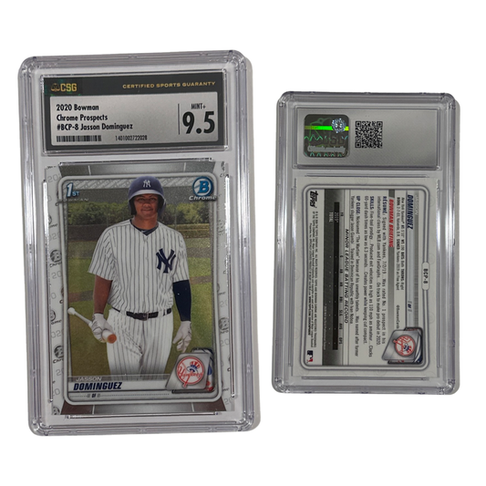 2020 Jason Dominguez Topps Bowman 1st Chrome Prospects #BCP-8 CSG 9.5 MINT+