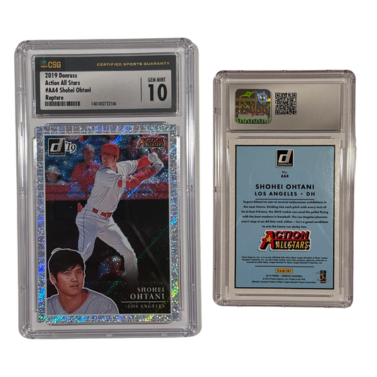 2019 Shohei Ohtani Donruss Action All Star Rapture #AA4 CSG 10 GEM MINT