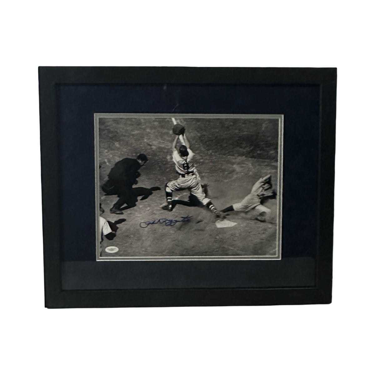 Phil Rizzuto Framed 11x14 Slide JSA