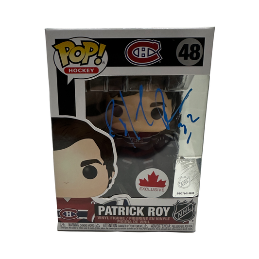 Patrick Roy Autographed Montreal Canadiens Canada Exclusive Funko Pop JSA
