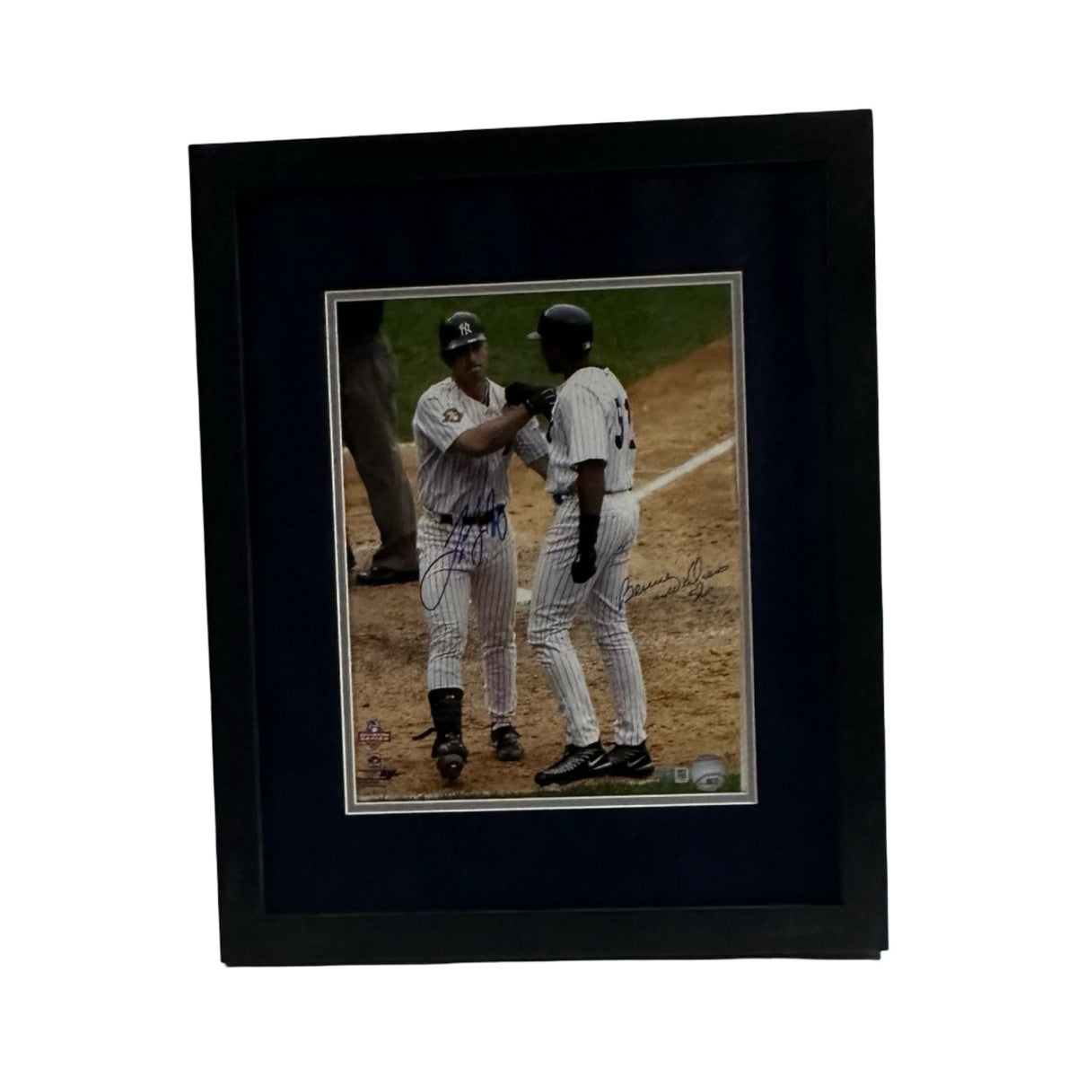 Bernie Williams & Tino Martinez Framed 11x14 Photo Steiner CX
