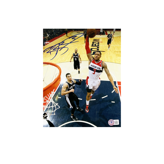 Bradley Beal Autographed Washington Wizards 8x10 Beckett