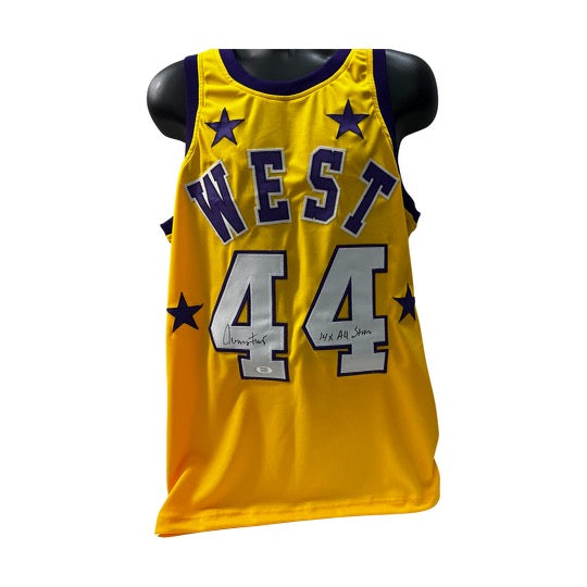 Lakers Jerry West framed jersey