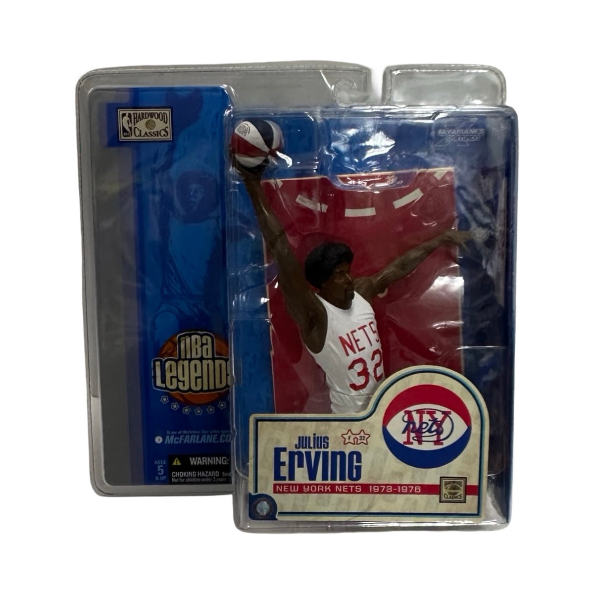 Julius Erving New York Nets 1973-1976 NBA Legends Figurine Toy