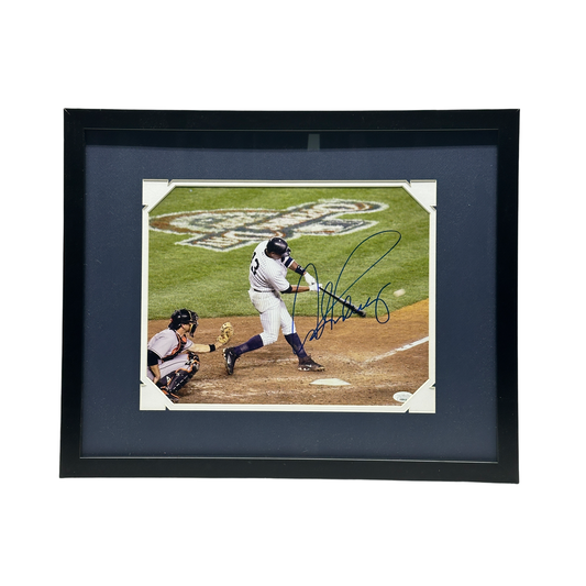 Alex Rodriguez Autographed New York Yankees Swing 11x14 JSA - Framed
