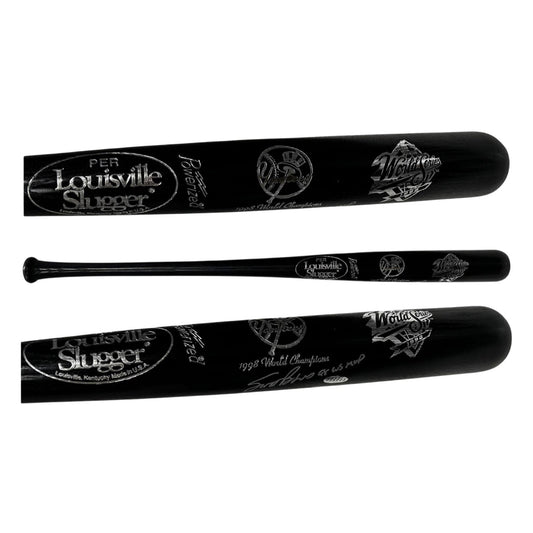 Scott Brosius Autographed New York Yankees 1998 World Series Louisville Slugger Bat “98 WS MVP” Inscription Steiner