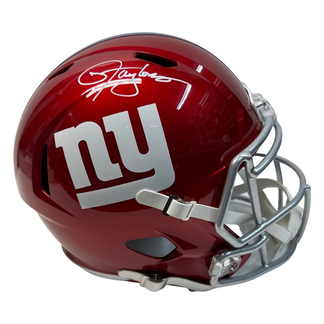 Lawrence Taylor Autographed New York Giants Flash Replica Helmet JSA
