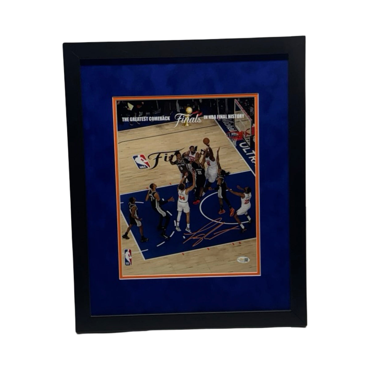 Landry Shamet Autographed New York Knicks Framed 8x10 Photo Finals JSA COA