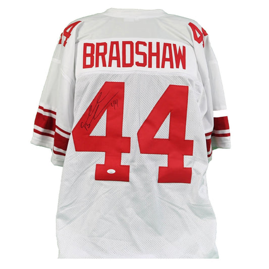 Ahmad Bradshaw Autographed New York Giants White Jersey JSA