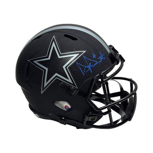 Dak Prescott Autographed Dallas Cowboys Eclipse Replica Helmet Beckett