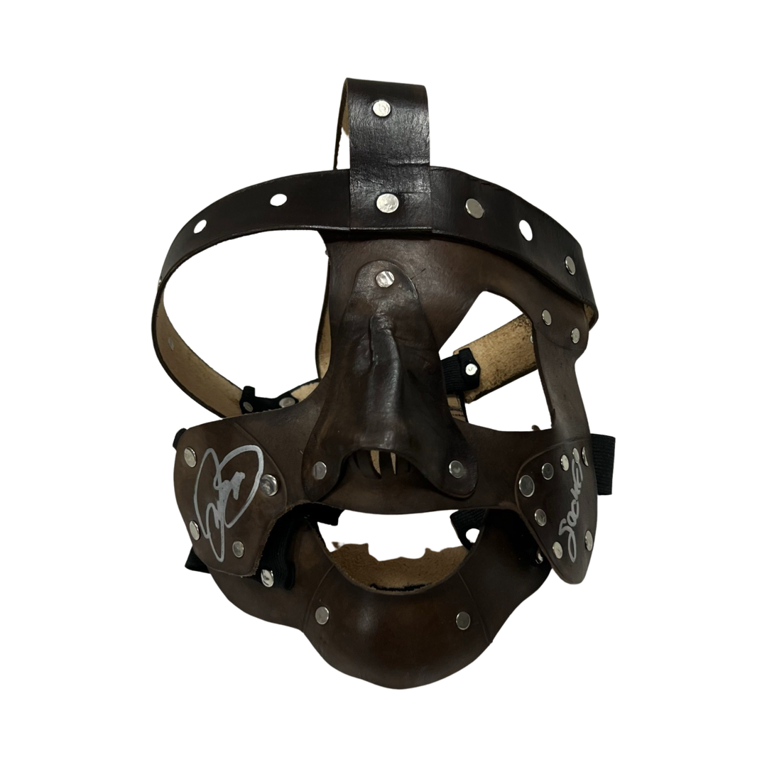 Mick Foley Mankind WWE Autographed Mask "Socko" Inscription