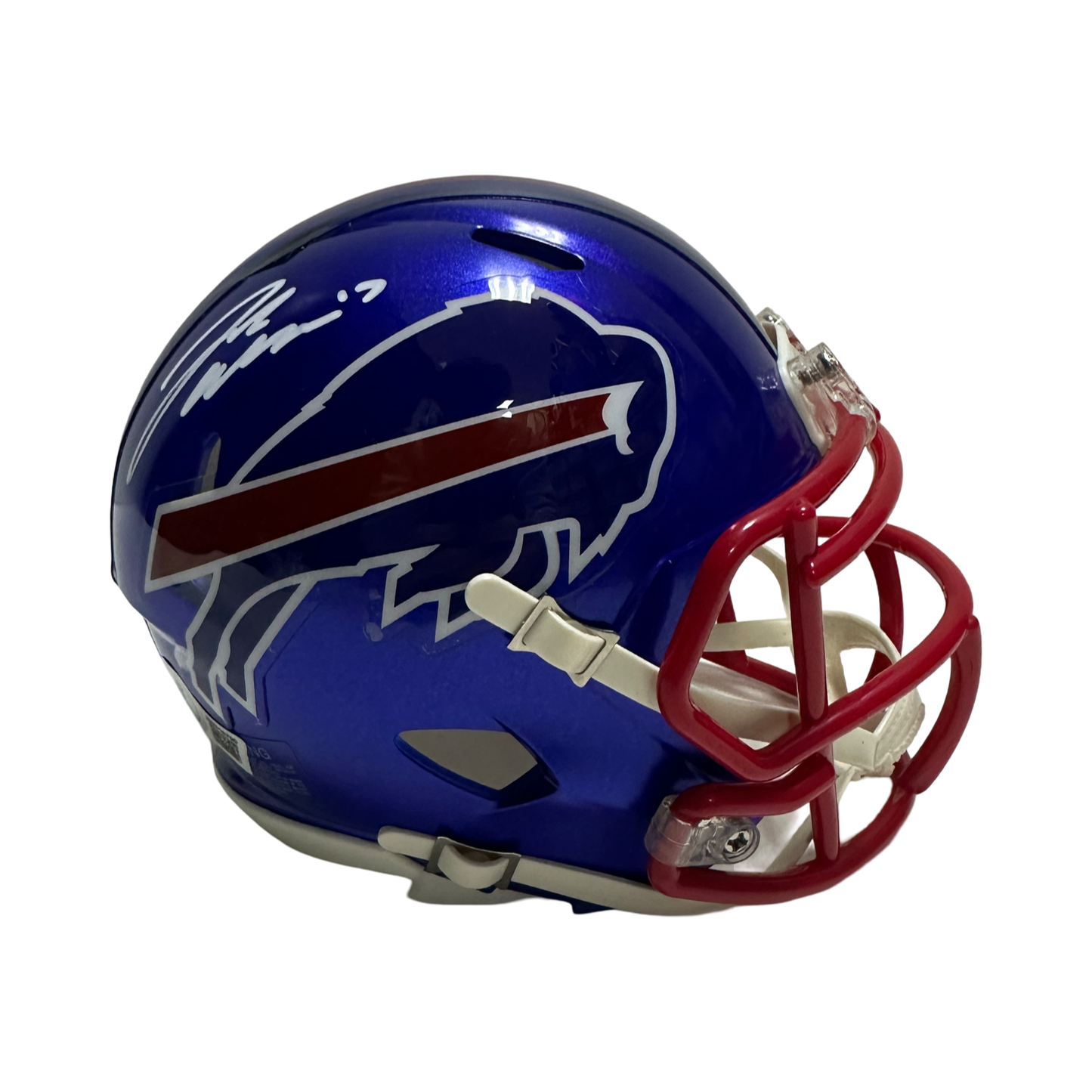 Josh Allen Autographed Buffalo Bills Flash Mini Helmet Beckett