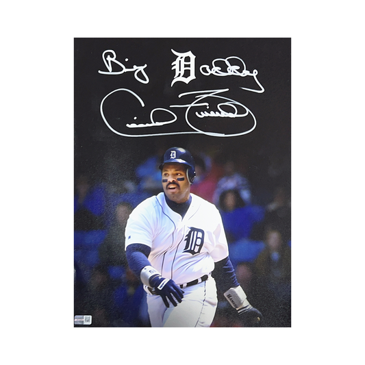 CECIL FIELDER Signed Autograph 1991 Upper Deck Baseball Card #244 Detroit  Tigers