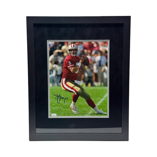 Steve Young Autographed San Fransisco 49ers 11x14 JSA - Framed