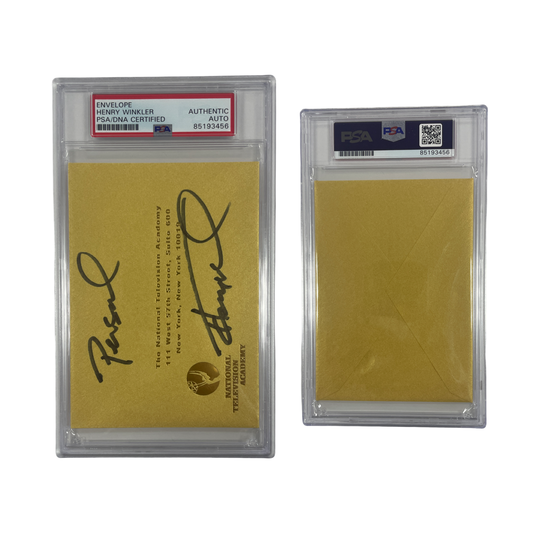 Henry Winkler Autographed Daytime Emmy Awards Envelope From Personal Collection PSA Auto Authentic