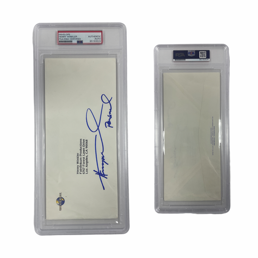 Henry Winkler Autographed Universal Envelope From Personal Collection PSA Auto Authentic