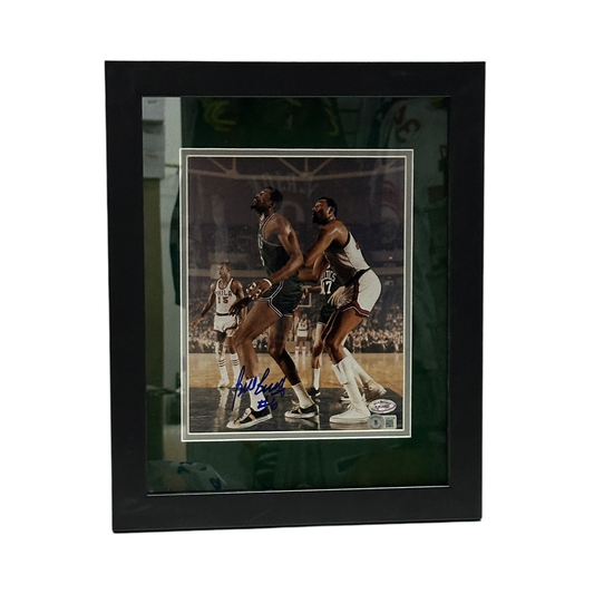 Bill Russel Autographed Boston Celtics Framed 8x10 Beckett