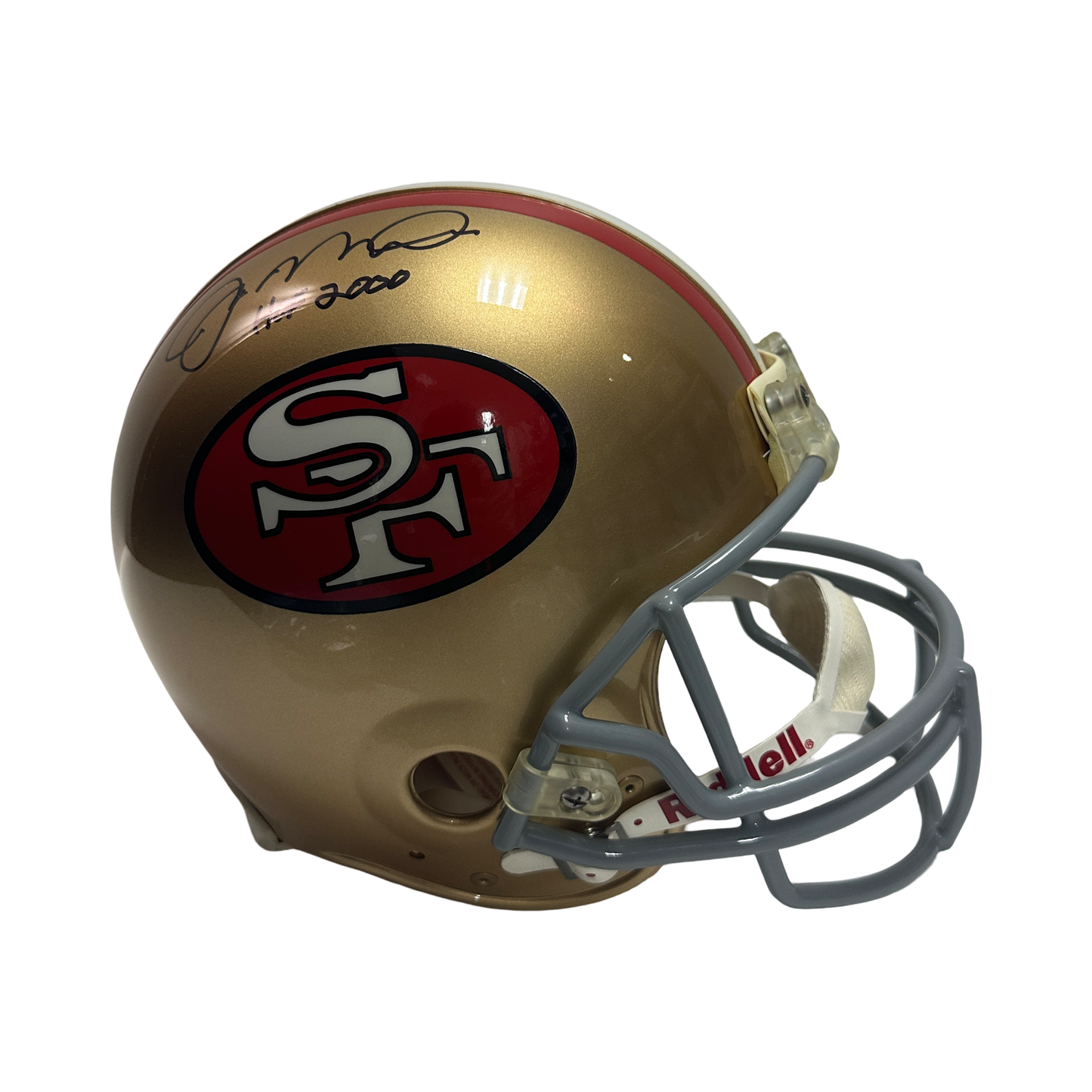 Joe Montana Autographed San Fransisco 49ers "HOF 2000" Inscribed Ridell Authentic Helmet Beckett
