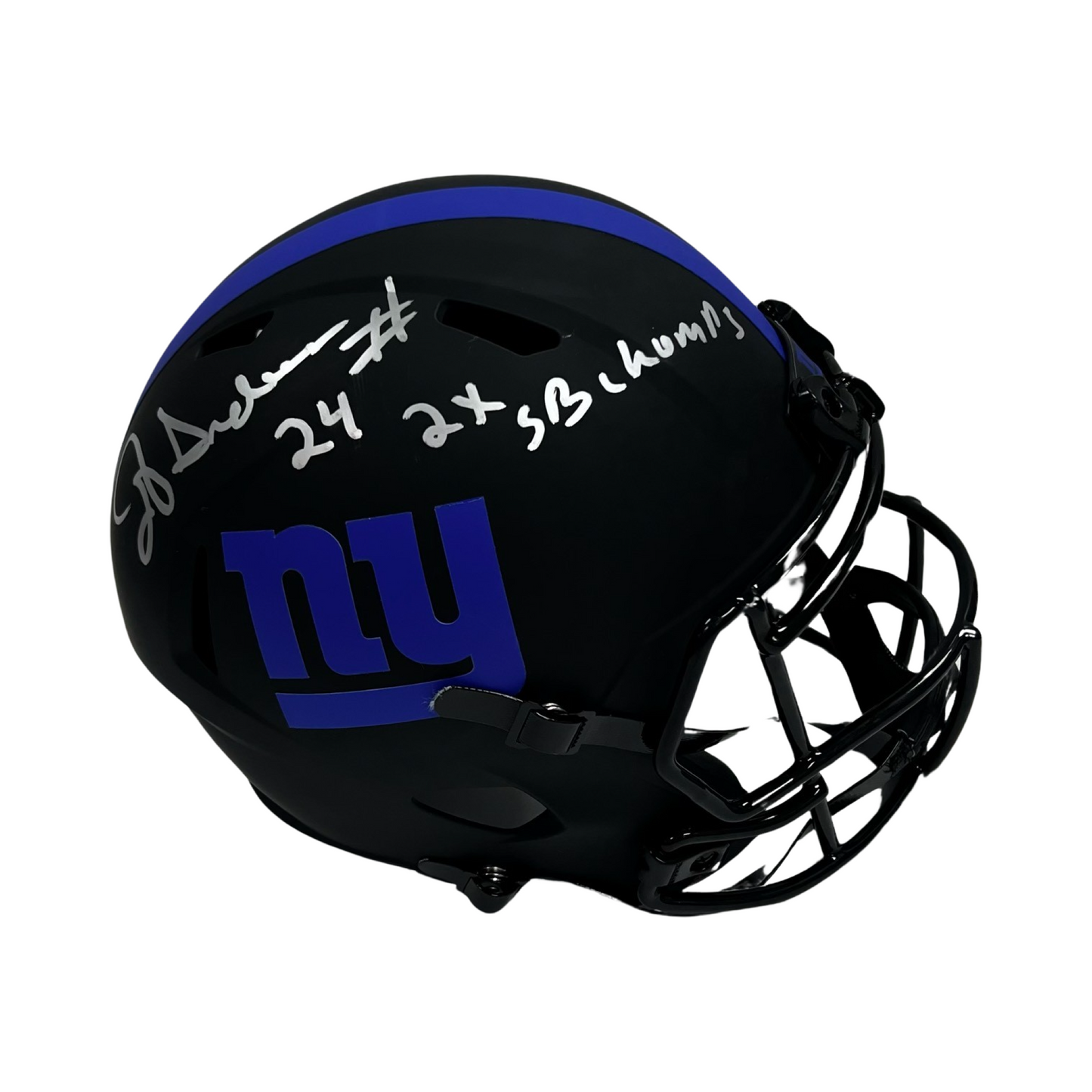 OJ Anderson Autographed New York Giants Eclipse Replica Helmet "2x SB Champs" Inscription Steiner CX