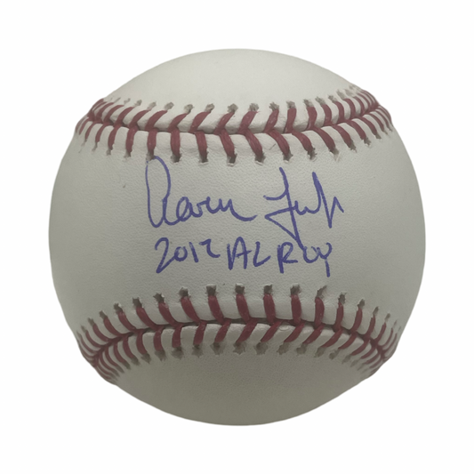Aaron Judge Autographed New York Yankees OMLB 2017 AL ROY Inscription MLB