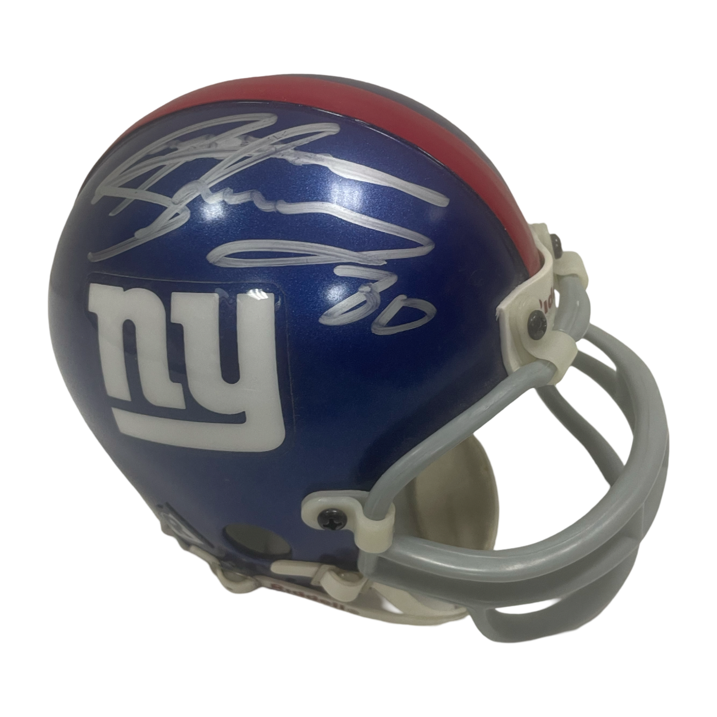 Jeremy Shockey Autographed New York Giants Mini Helmet Steiner