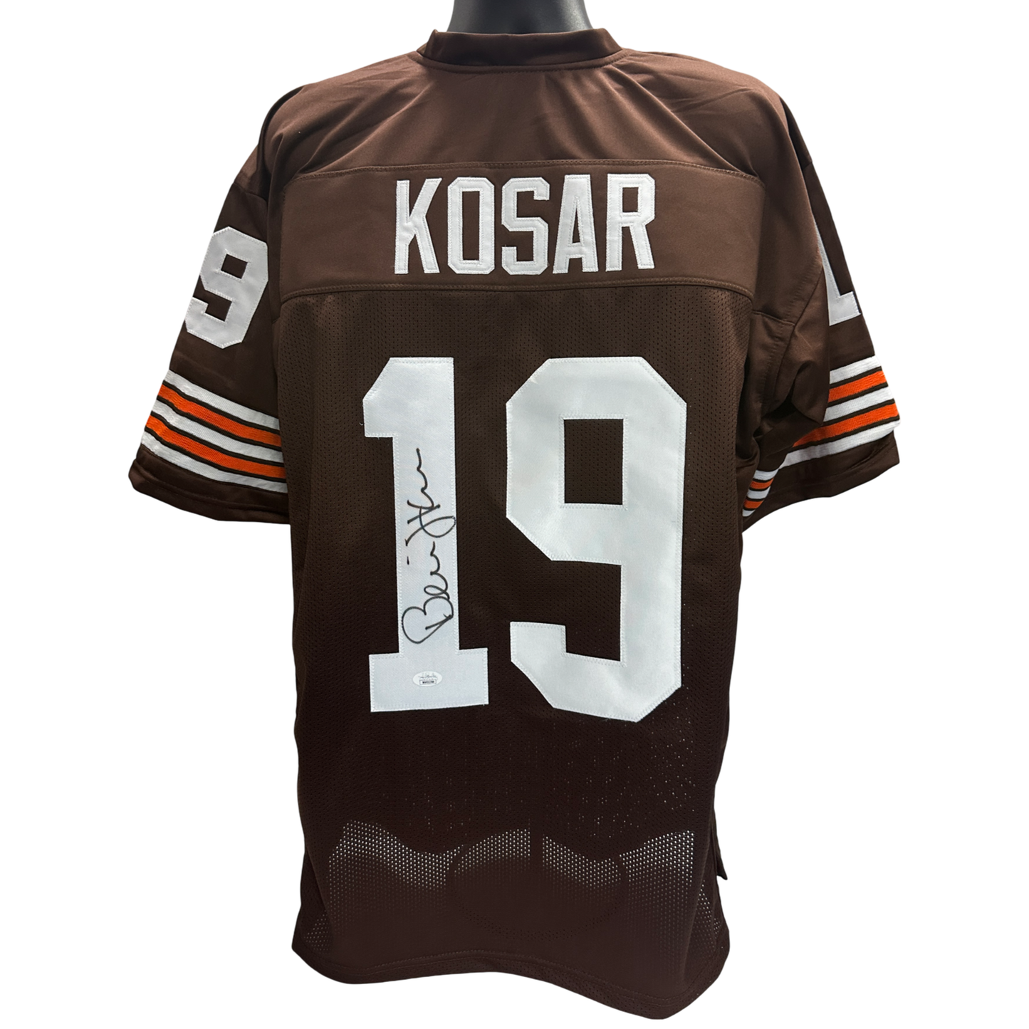 Bernie Kosar Autographed Cleveland Browns Brown Jersey Beckett