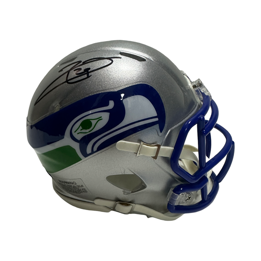 Earl Thomas III Autographed Seattle Seahawks Grey Speed Mini Helmet Beckett