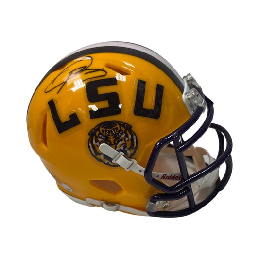 Odell Beckham Jr Autographed LSU Tigers Speed Mini Helmet Steiner