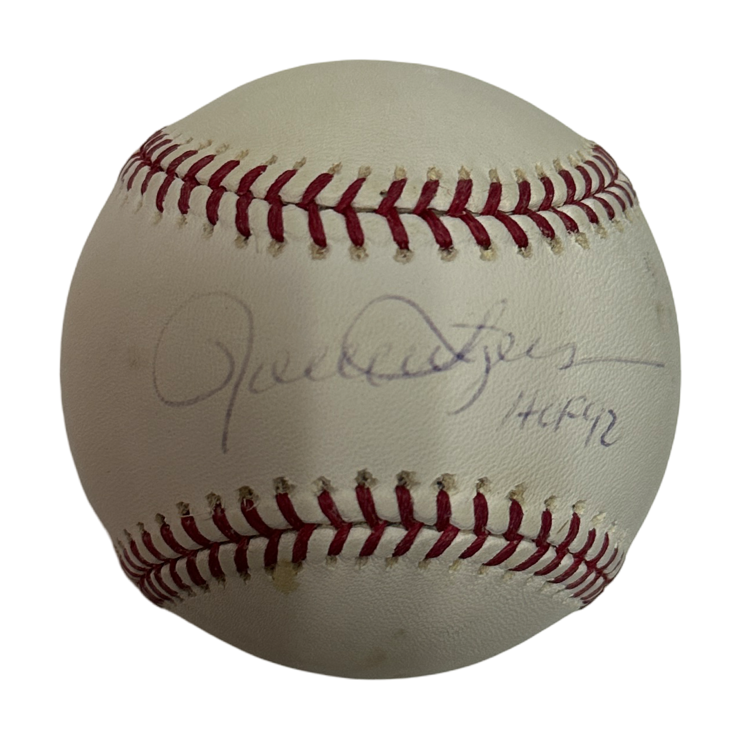 Rollie Fingers Autographed "HOF 92" Inscribed Yankee Stadium OMLB PSA DNA