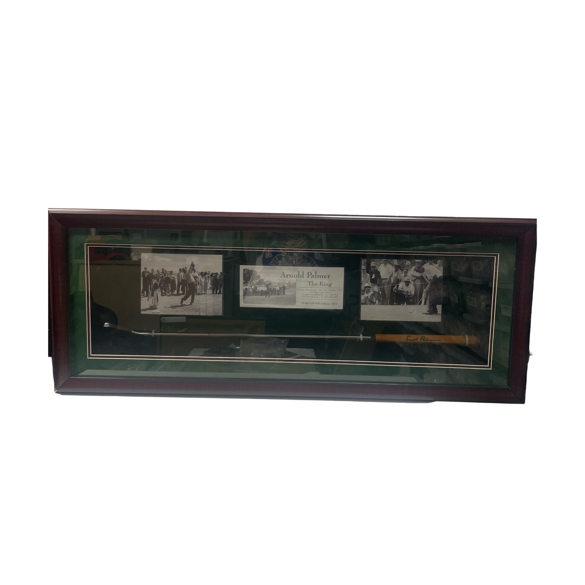 Arnold Palmer Autographed PGA Framed Callaway Putter JSA LOA