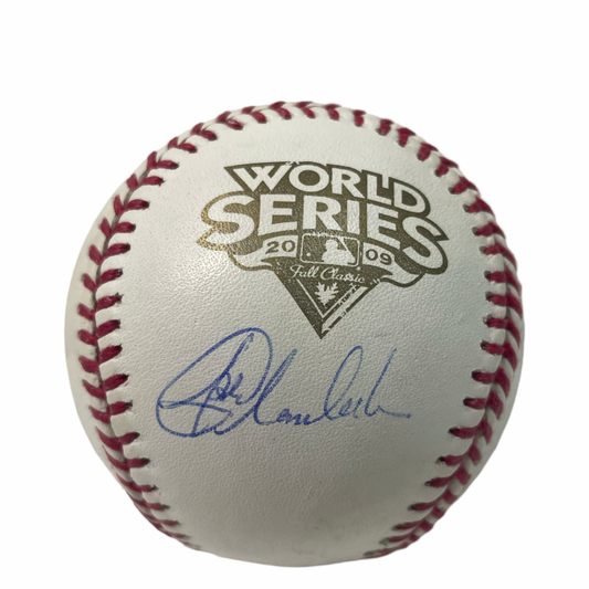 Joba Chamberlain Signed 2009 World Series Baseball Steiner
