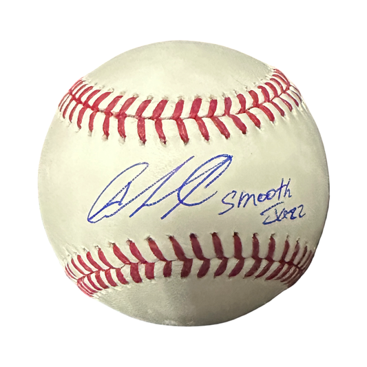 Jazz Chisholm Jr. Autographed New York Yankees "Smooth Jazz" Inscribed OMLB JSA