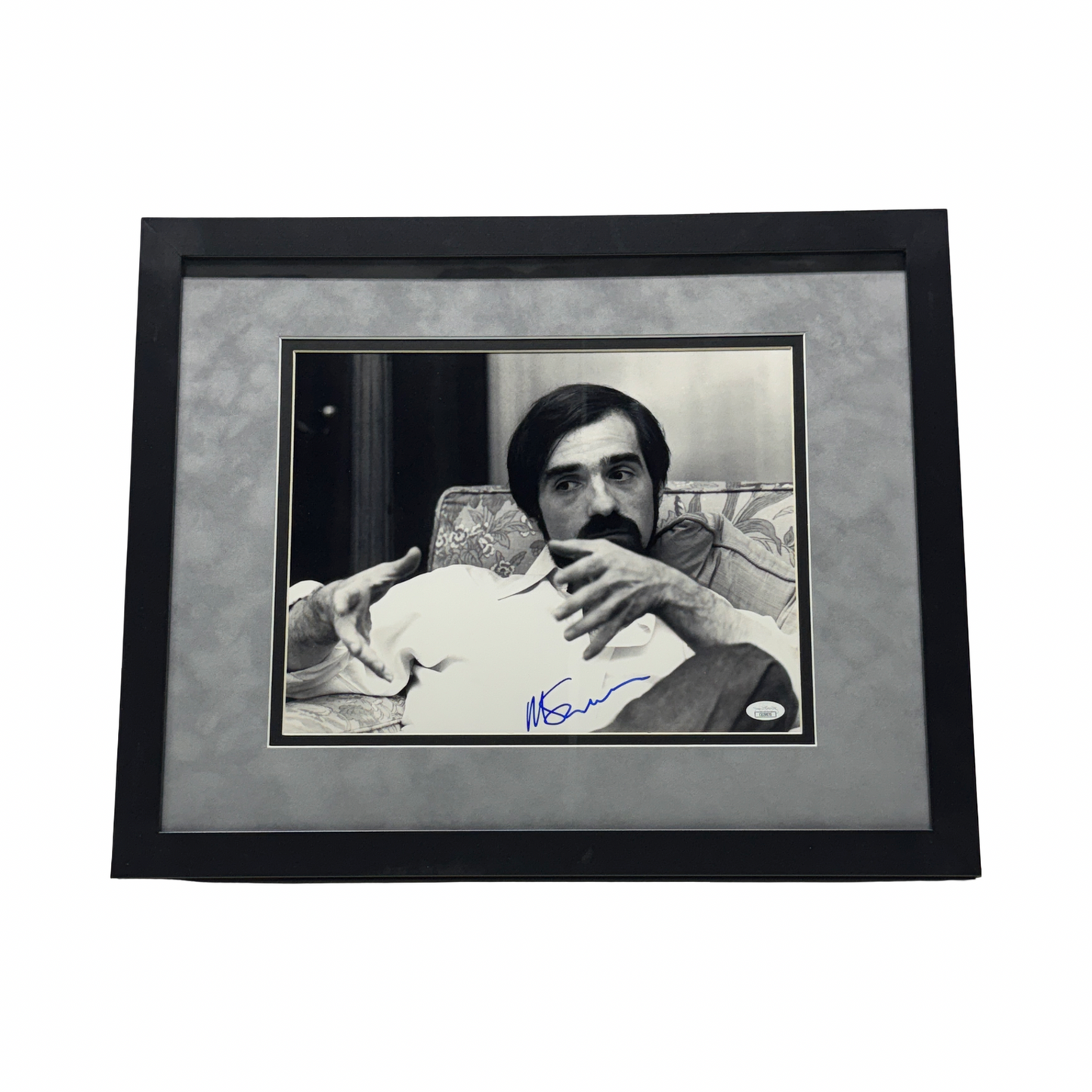 Martin Scorsese Autographed Black & White 11x14 JSA - Framed