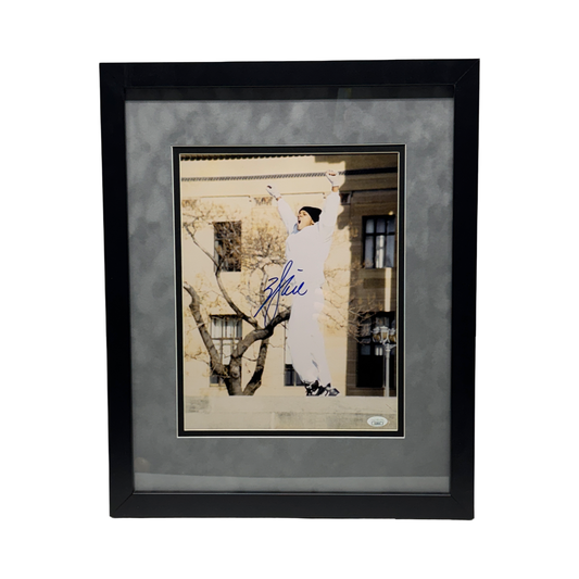 Will Smith Autographed Ali Jump Arms Up 11x14 JSA - Framed