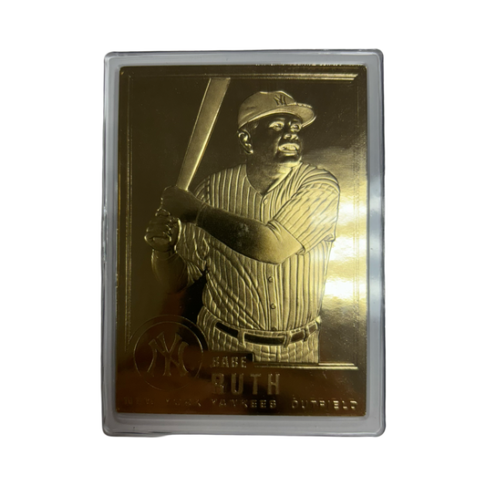 Babe Ruth New York Yankees Danbury Mint 22k Gold #30