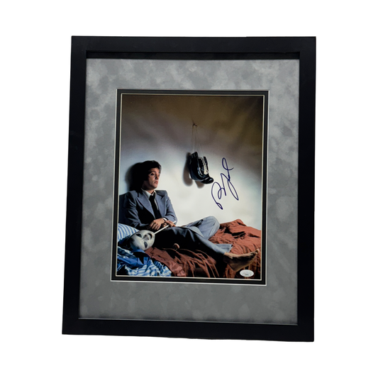 Billy Joel Autographed Gloves Hanging 11x14 JSA - Framed