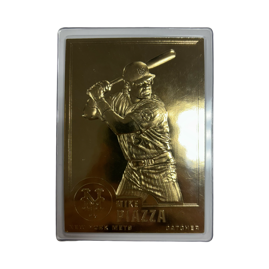 Mike Piazza New York Mets Danbury Mint 22k Gold #73