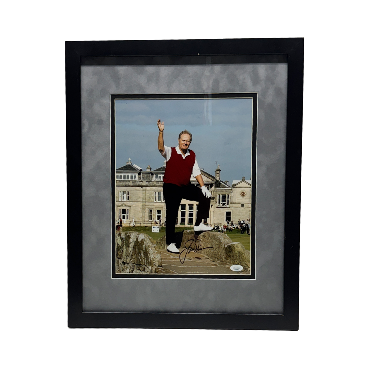 Jack Nicklaus Autographed Master PGA Wave 11x14 JSA - Framed