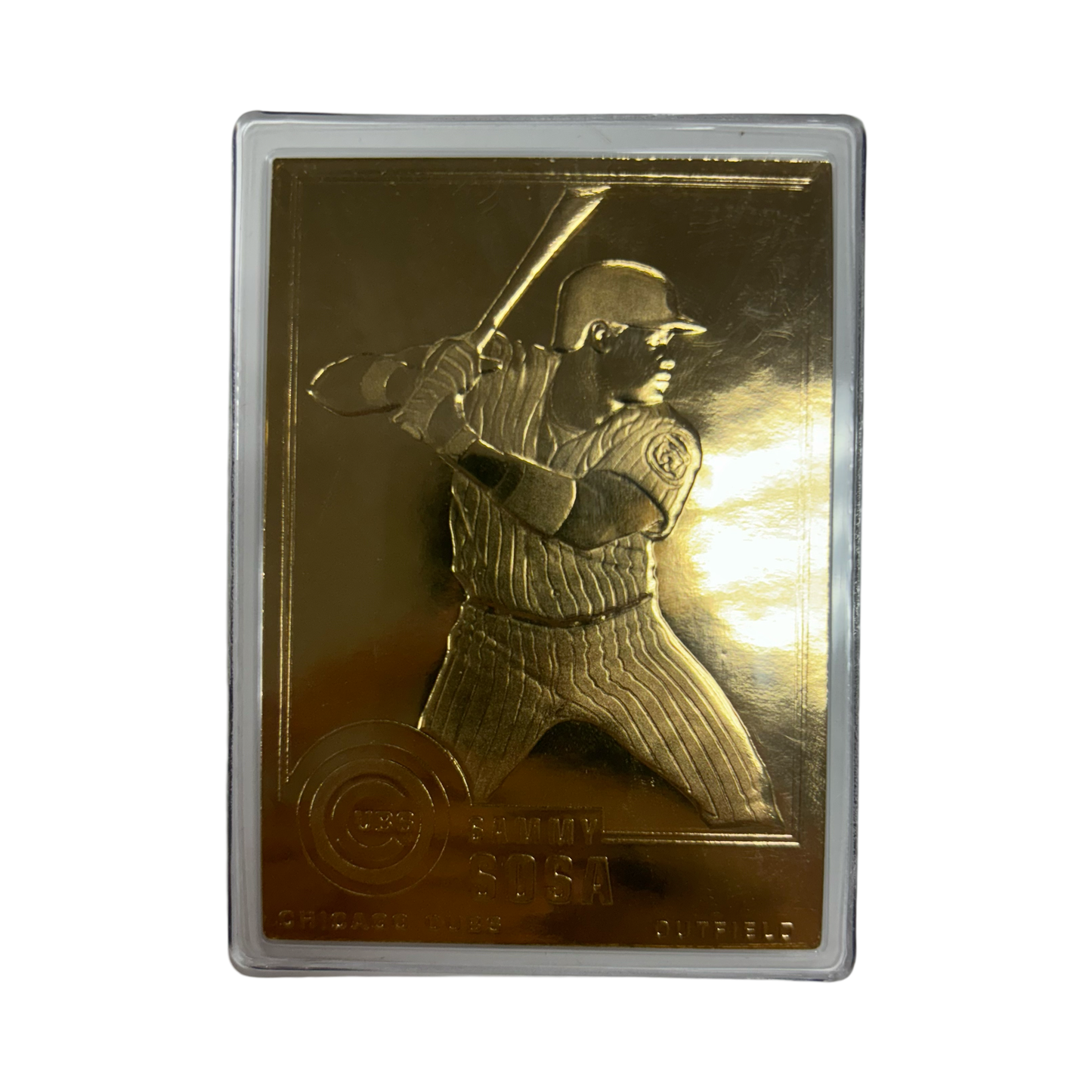 Sammy Sosa Chicago Cubs Danbury Mint 22k Gold #59