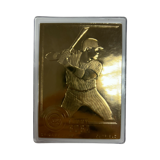 Sammy Sosa Chicago Cubs Danbury Mint 22k Gold #59