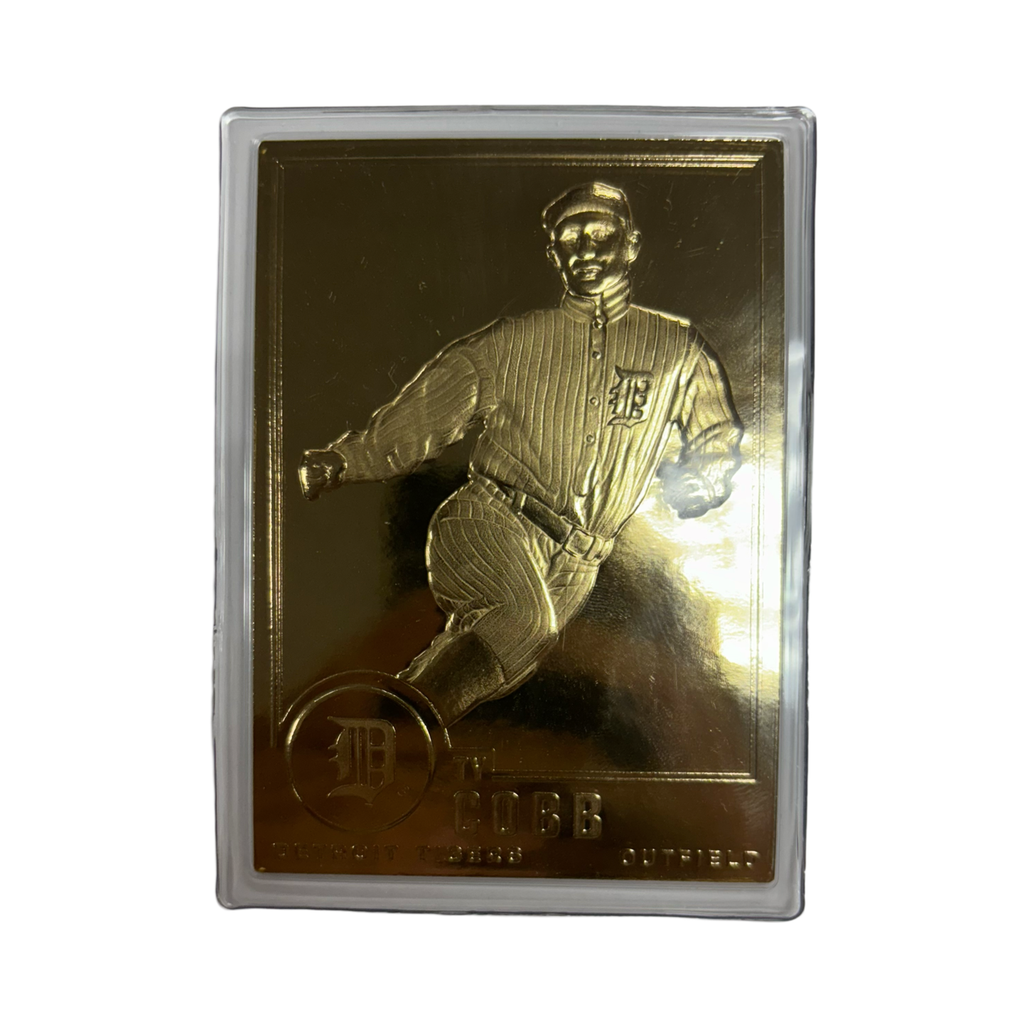 Ty Cobb Detroit Tigers Danbury Mint 22k Gold #49