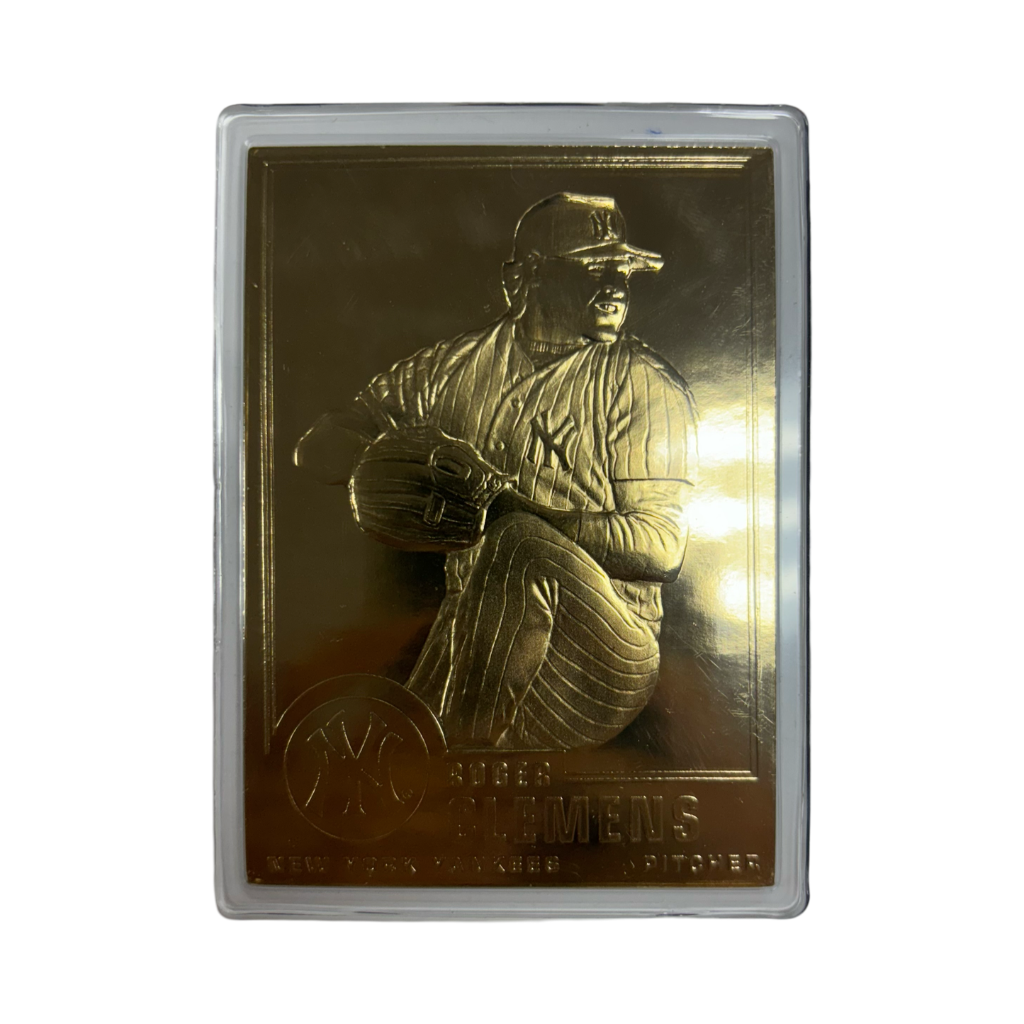 Roger Clemens New York Yankees Danbury Mint 22k Gold #67