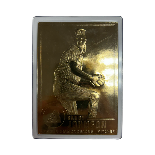 Randy Johnson Arizona Diamondbacks Danbury Mint 22k Gold #79