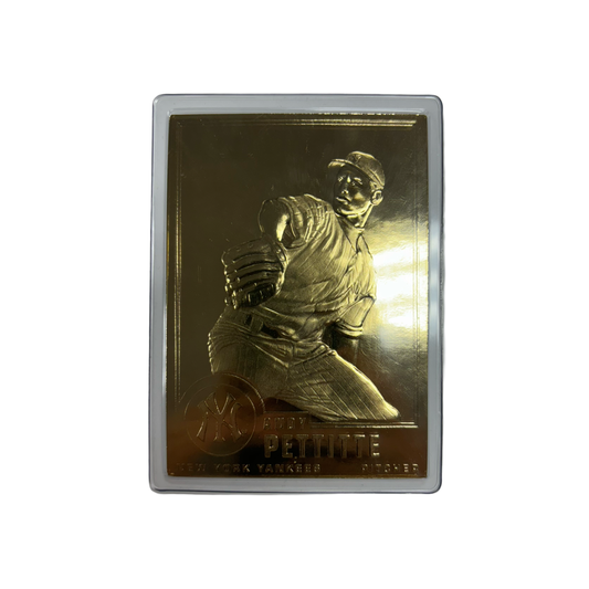 Andy Pettitte New York Yankees Danbury Mint 22k Gold #75