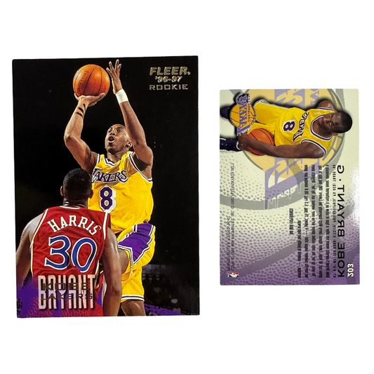 1996-97 Kobe Bryant Fleer Rookie Card #203