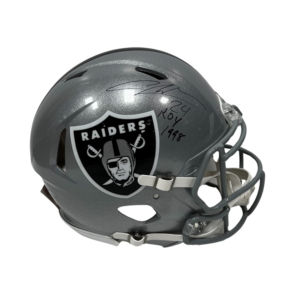 Charles Woodson Autographed Oakland Raiders Speed Authentic Helmet “ROY 1998” Inscription JSA