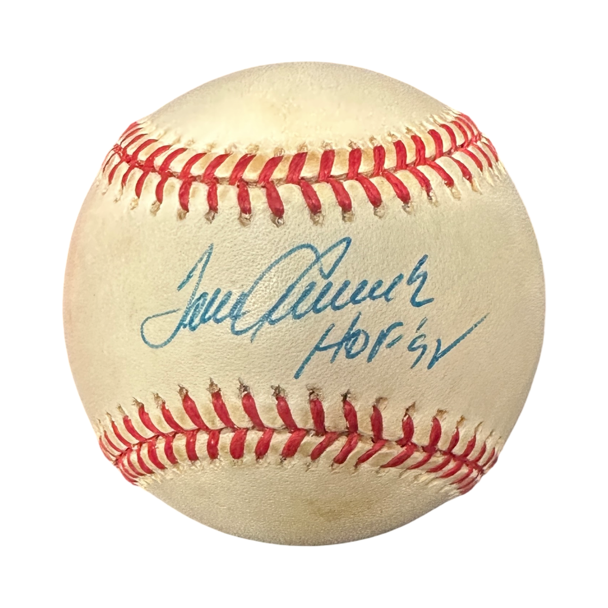 Tom Seaver Autographed New York Mets "HOF 92" Inscribed OMLB Beckett