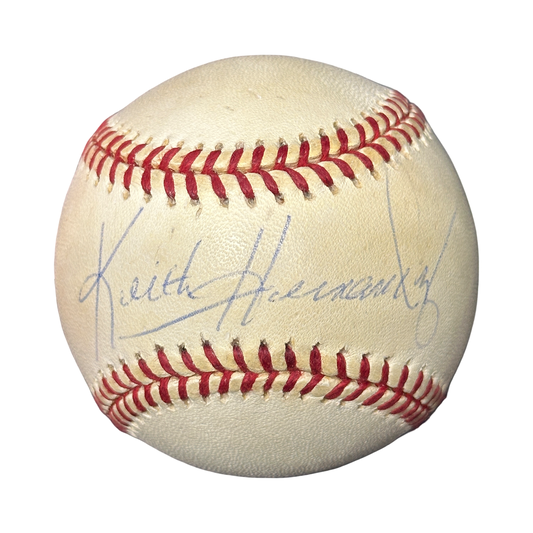 Keith Hernandez Autographed New York Mets OMLB Light Sig Beckett